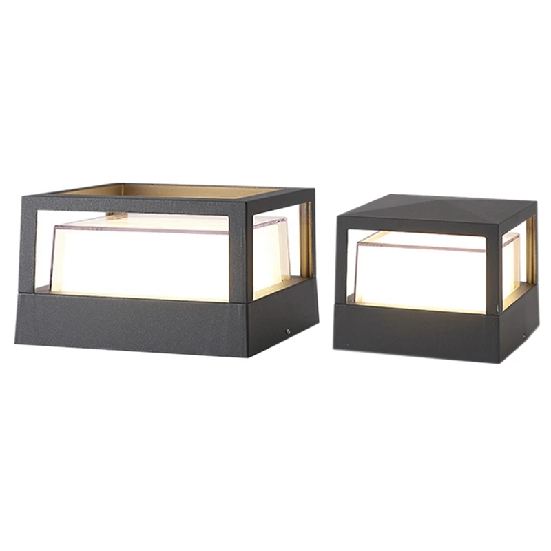 

Hot Pillar Lamp Garden Lamp Outdoor Wall Lamp Waterproof Gate Wall Landscape Lawn Garden Villa Pillar LED Lamp