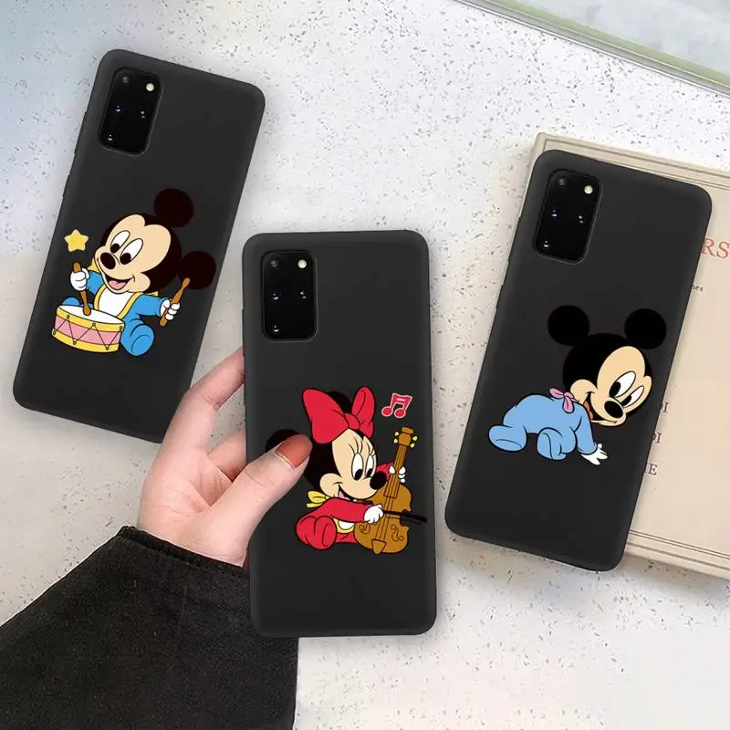 

Disney Mickey Minnie Donald Duck Phone Case For Samsung Galaxy Note20 ultra 7 8 9 10 Plus lite M21 M31S M30S M51 Soft Cover