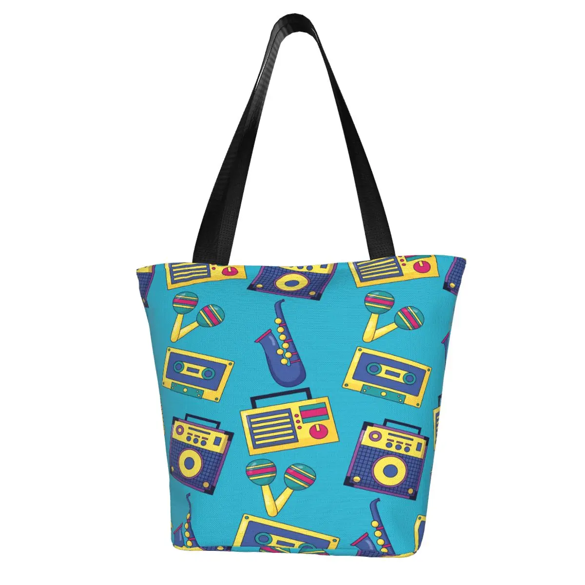 

Сумка с музыкальным постером для женщин 2022, сумка через плечо, повседневная женская сумка-тоут