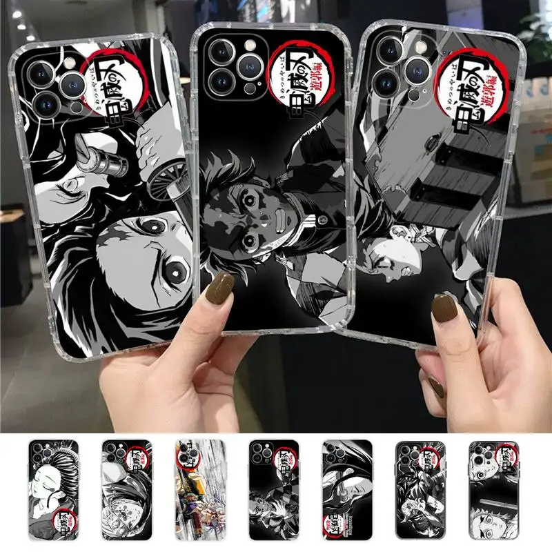

Demon Slayer Phone Case for iPhone 11 12 13 mini pro XS MAX 8 7 6 6S Plus X 5S SE 2020 XR case