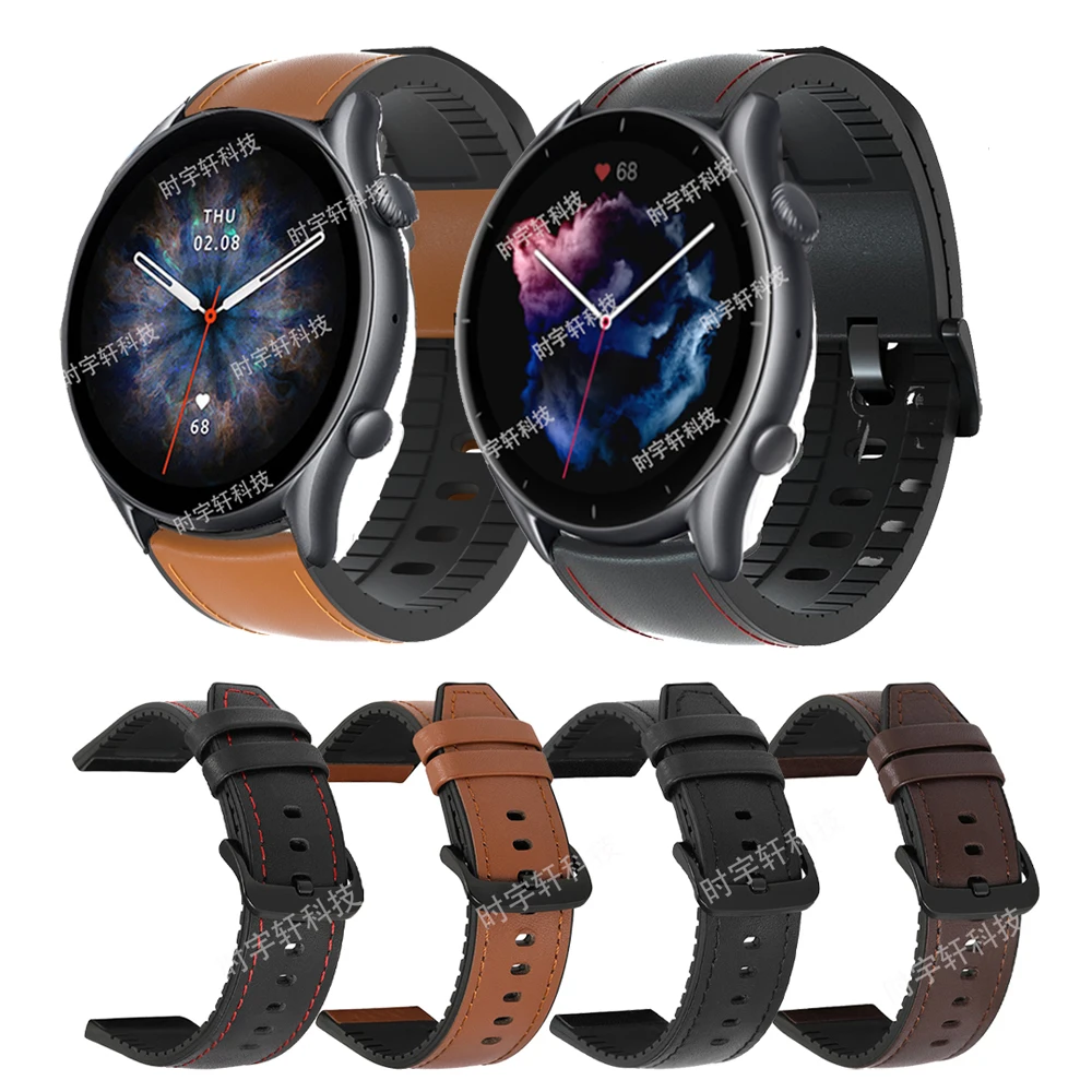 

Ремешок силиконовый для Huami Amazfit GTR 3/3 Pro, 22 мм, сменный Браслет для часов Amazfit GTR2 2E 47 мм/Pace Stratos 3