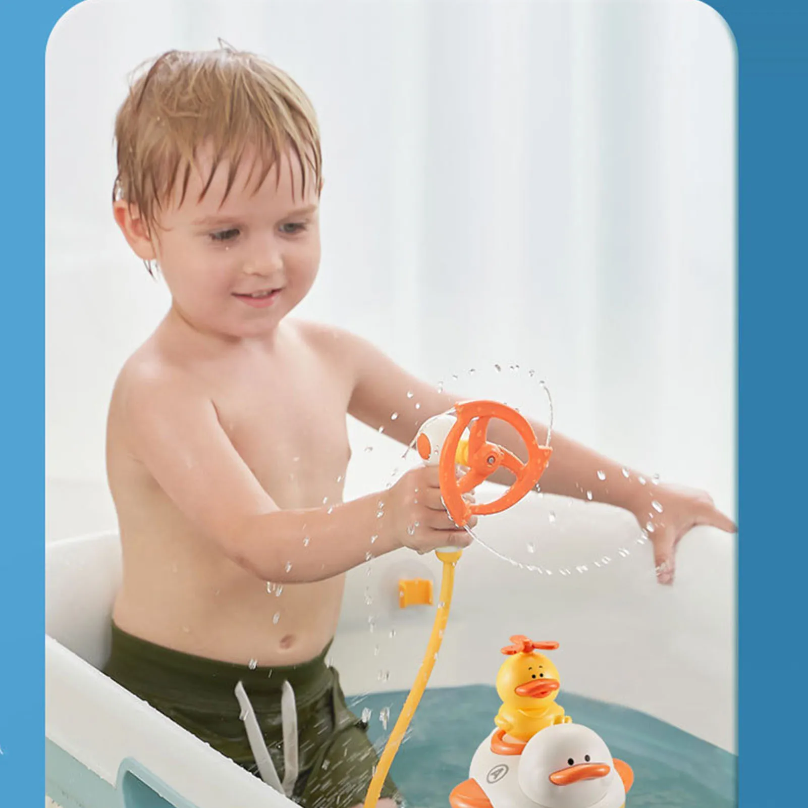 

Резиновые утки, Детские Игрушки для ванны, резиновые утки, Детские Игрушки для ванны с 3 различными распылителями уток и 3 душевыми насадками...