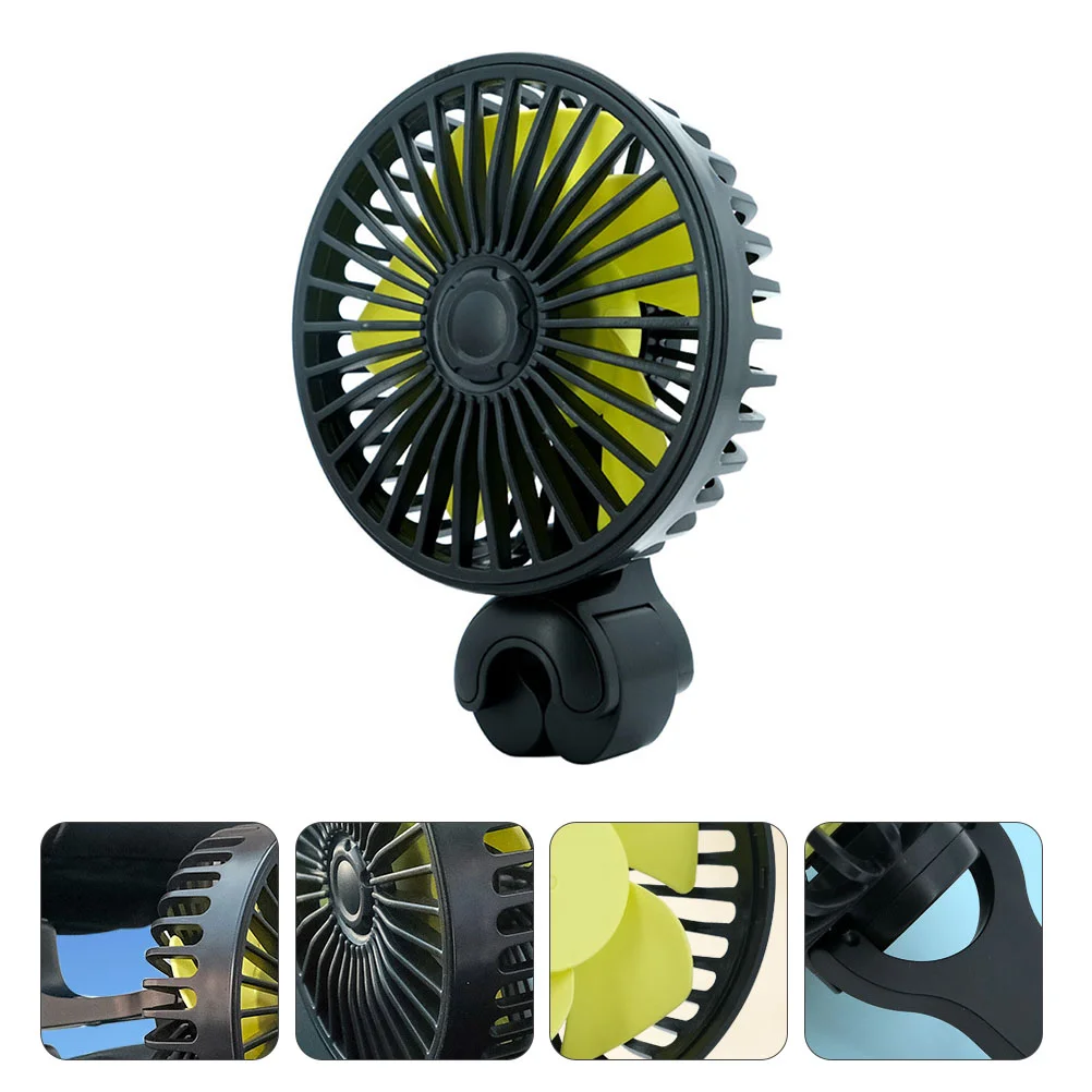 

1Pc Practical Car Backseat Fan Car Headrest Clip on Fan Vehicle Cooling Air Fan