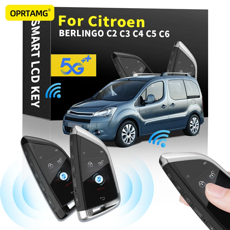

Car Smart Remote Control Key LCD Display for Keyless Smart Key For Subaru BERLINGO C2 C3 C4 C5 C6 2000-2018 2019 2020 2021 2022