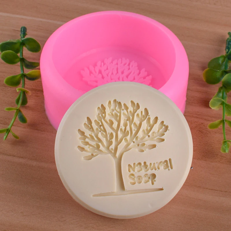 

Tree Shape Handmade Soap Mold Homemade DIY Cake Mold Soap Making Mold