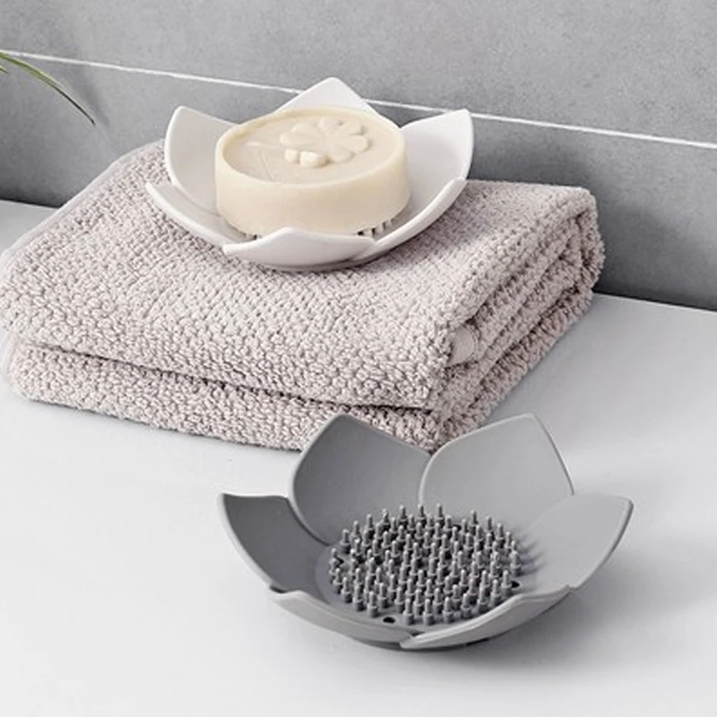 

Силиконовый Лоток для мыла в форме лотоса