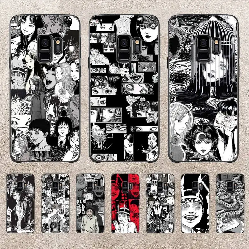 

Junji Ito Phone Case For Samsung Note 8 9 10 20 Note10Pro 10lite 20ultra M20 M51 Funda Case