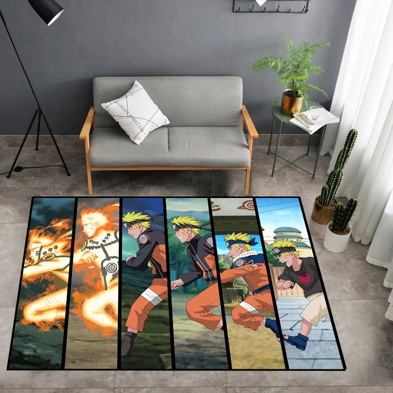 

Anime Power Hero Floor Rug Doormat Square Carpet Room Bedroom Kitchen Living Room Non-slip Mat Gift