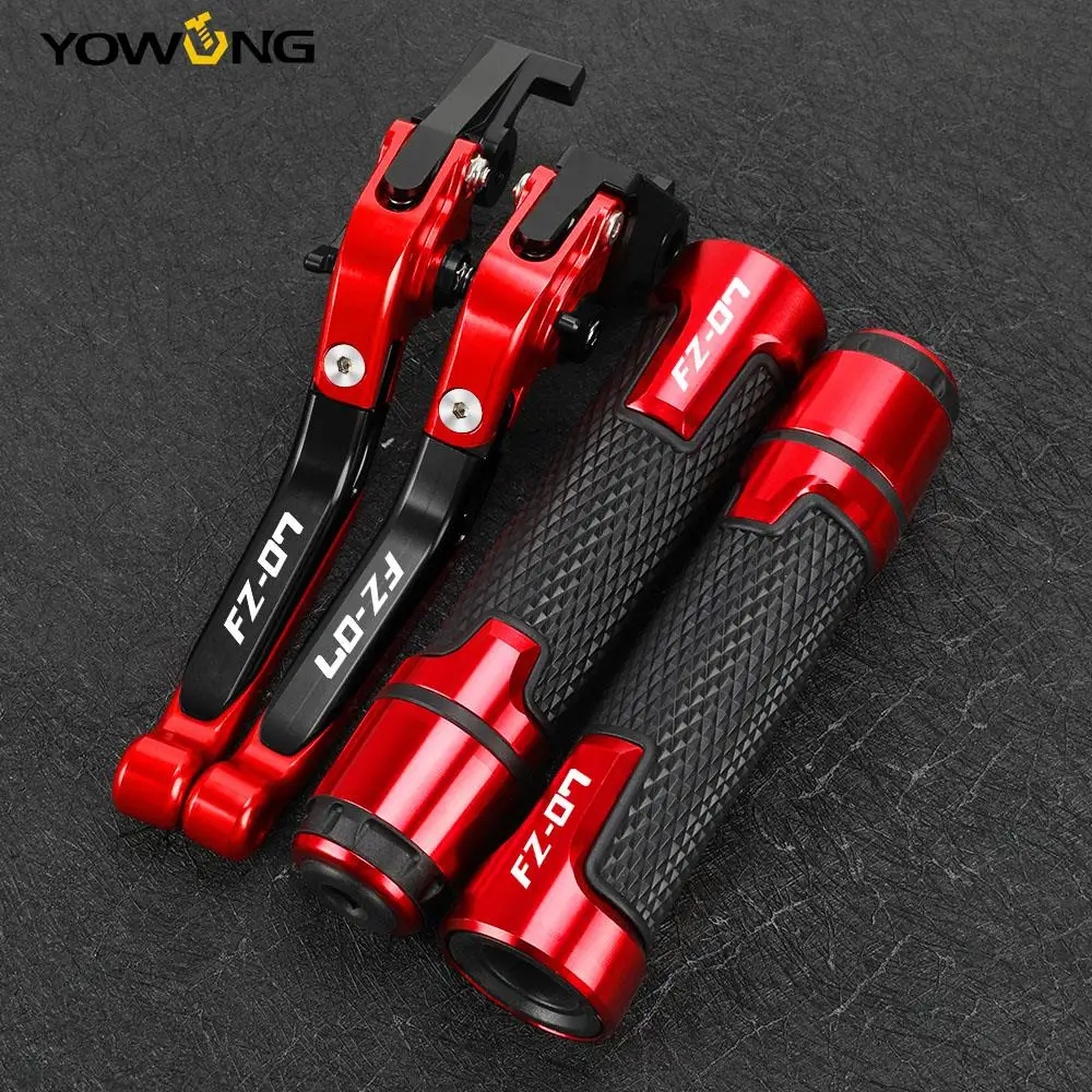

FOR YAMAHA FZ07 FZ 07 2014 2015 2016 2017 2018 2019 2020 2021 2022 2023 Motorcycle CNC Brake Clutch Levers Handlebar Grips ends