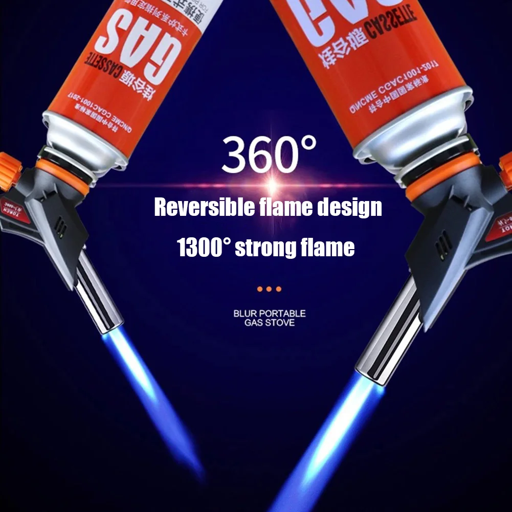 

Adjustable Welding Torch Nozzle Flamethrower Electronic Gas Flame Gun Part Outdoor Camping BBQ Hiking Kitchen Cooking Tool