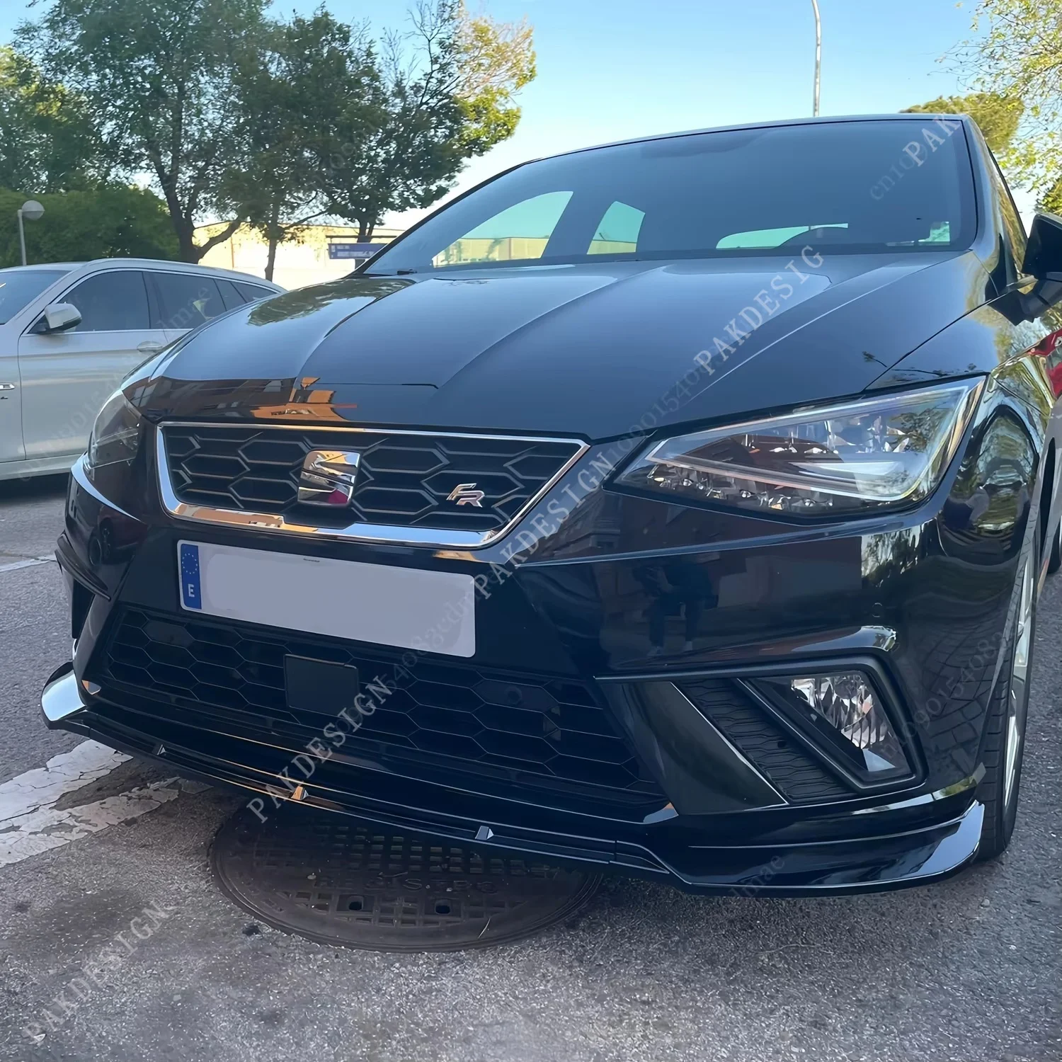 3 шт. передний бампер сплиттер спойлер комплект кузова Canard для Seat Ibiza MK5 Standard/FR