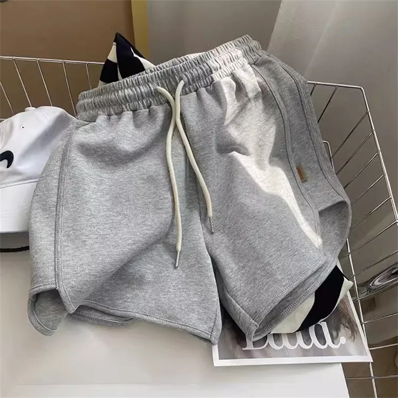 

2023 Home Shorts Oversized Sportswear Wide Leg Shorts For Womens Clothing Summer yoga High Waisted Casual Running Hot Pants C353