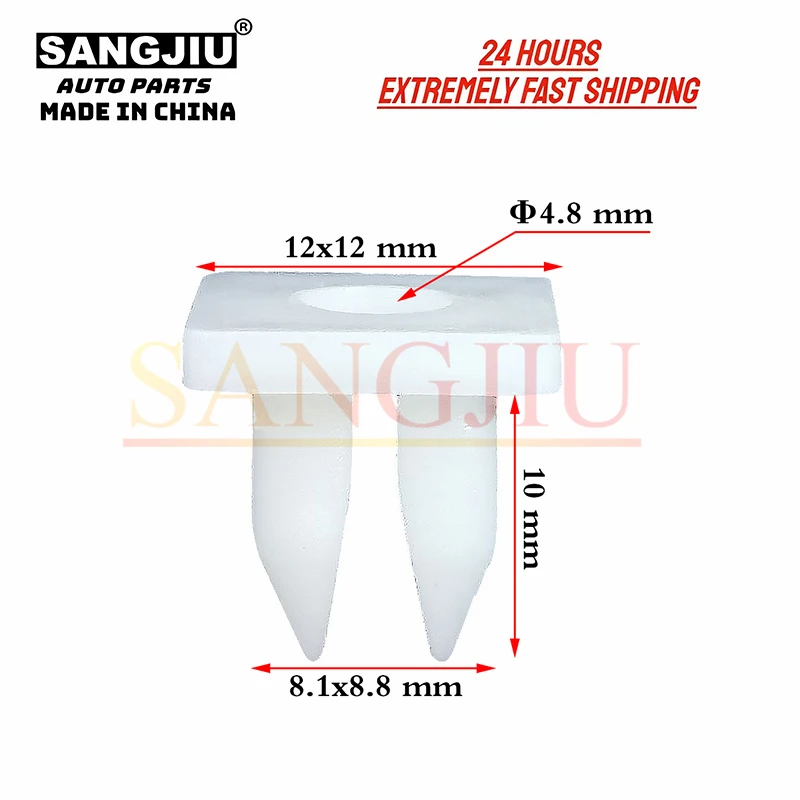 

20 шт. зажимы, болты для фары, винтовая решетка, совместимая с Mitsubishi MS480002