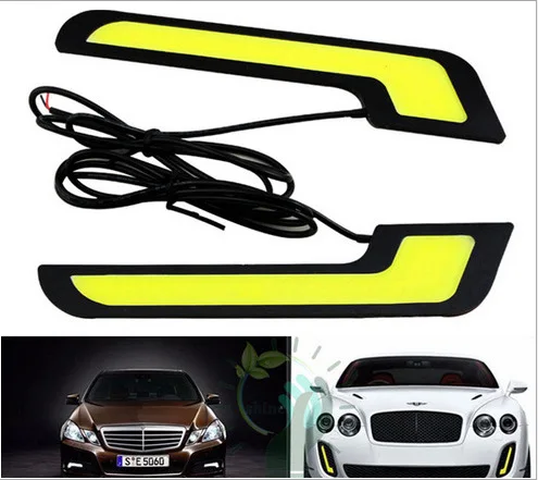 

2pcs/lot High Power L Shape COB LED Fog Lamp for Car Daytime Running Lights 12V/24V White
