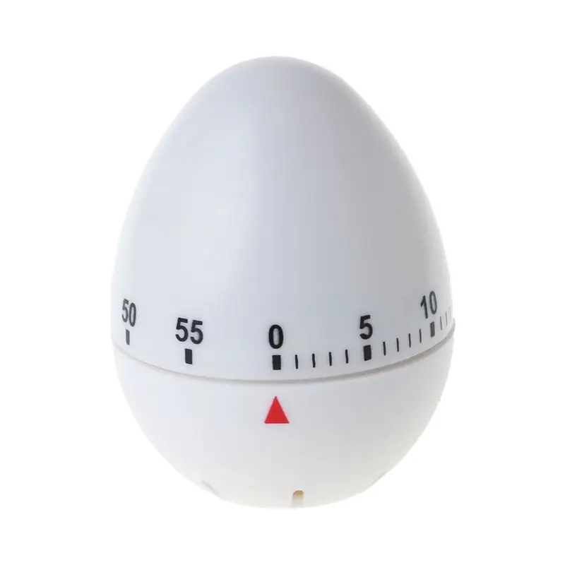 

Egg Shape 60 Minute Mechanical Timer Countdown Alarm Kitchen Cooking Reminder To