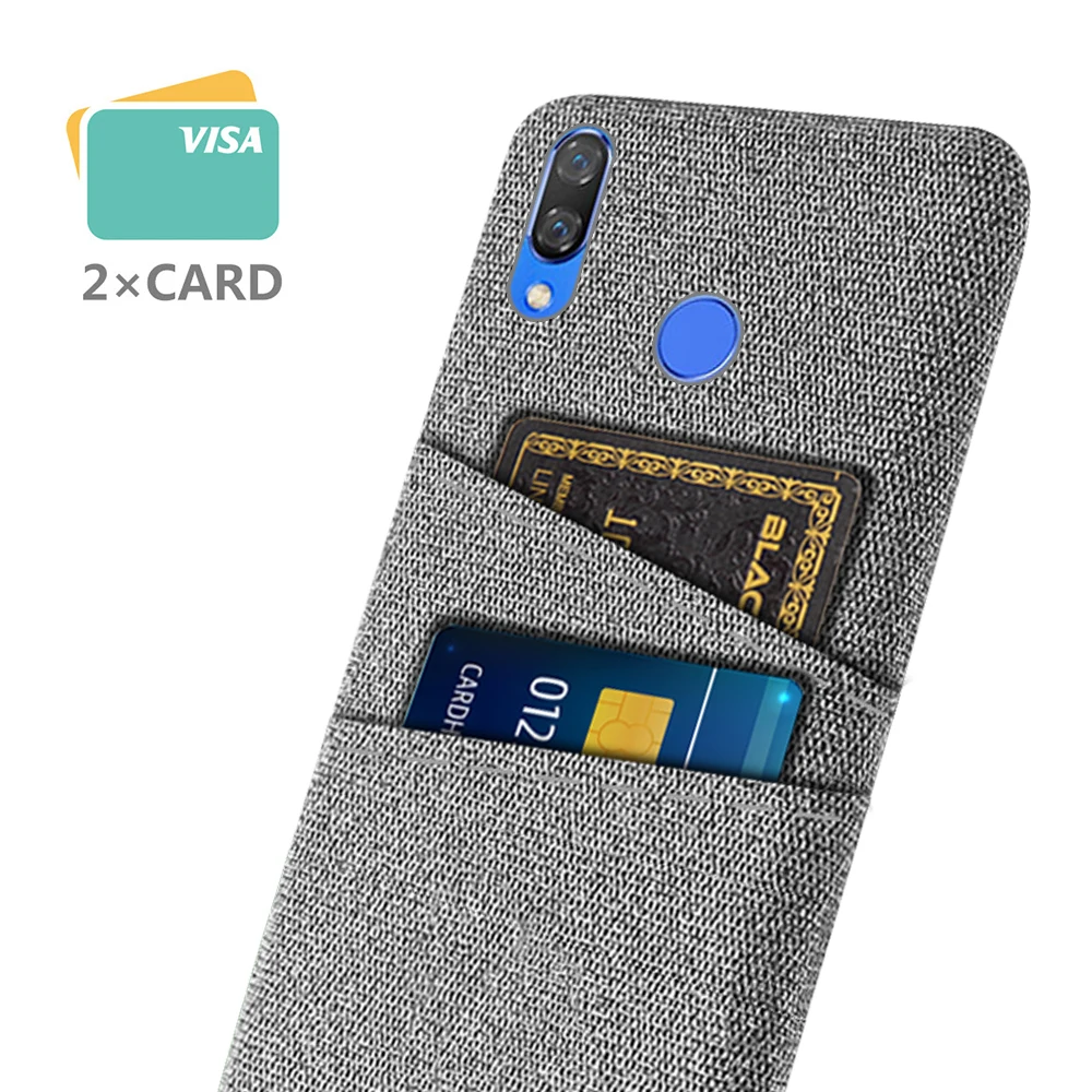 

Case For Huawei Nova 3 3i Cases Luxury Fabric Dual Card Phone Cover For Huawei Nova 3 Coque Nova 3i Coque Funda Nova3 Nova3i