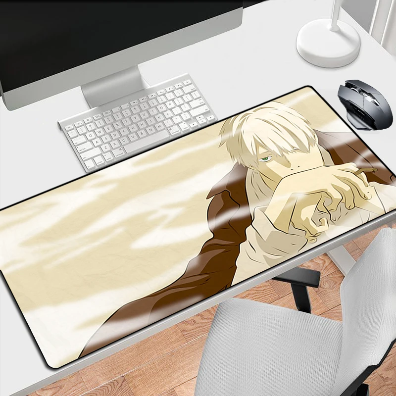 Ginko Desk Mat Gaming Mats Large Xxl Anime Mushishi Computer Desks Mouse Pads Mause Pad Gamer Keyboard Mousepad Pc Accessories