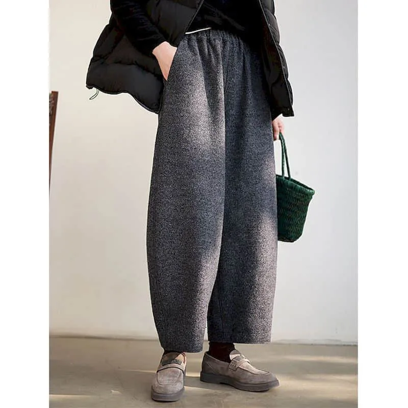 ЛДКВГСУ женские свободные брюки из полиэстера