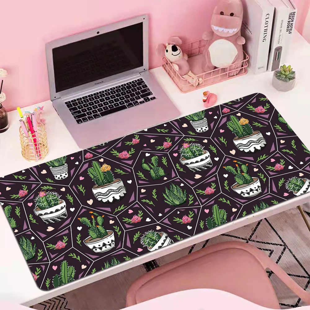 

Cartoon Cactus Mouse Pad Anime Game Mouse Pad Table Pad Rubber Cabinet Table Pad Carpet Pad Large Small Anti-Slip Speed Pad