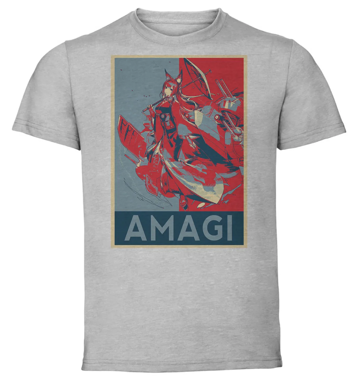 Футболка унисекс серая пропагандистская коготь Лейн Амаги