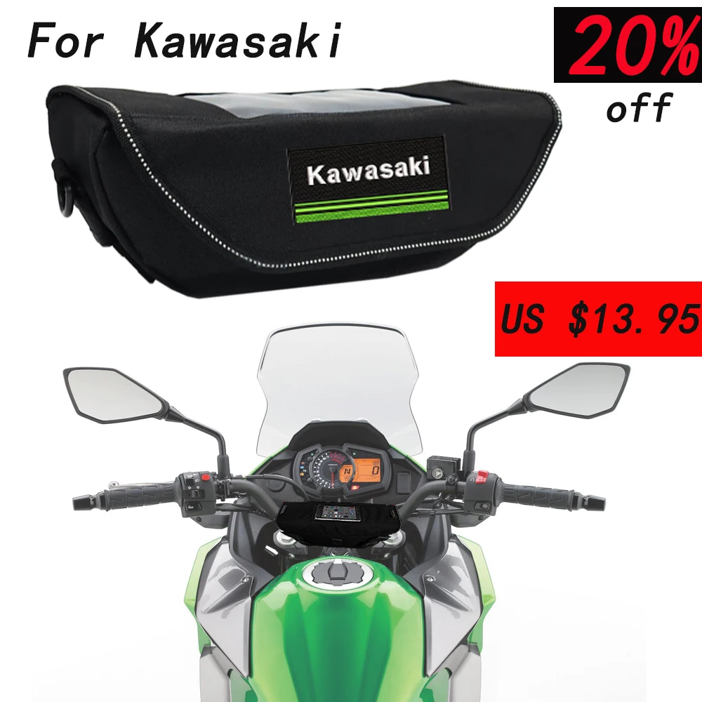 

Для Kawasaki VERSYS 1000, ручка для мотоциклетного аксессуара, водонепроницаемая сумка, Дорожный комплект для хранения, сумка на руль mobi
