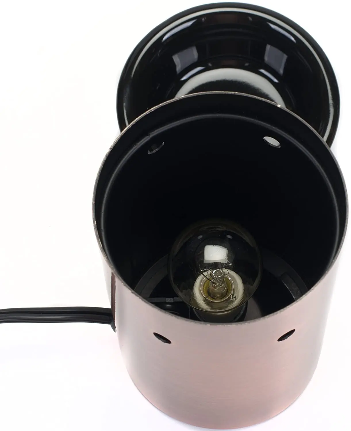 

Brushed Copper Tone Metal Electric Wax Tart and Oil Warmer
