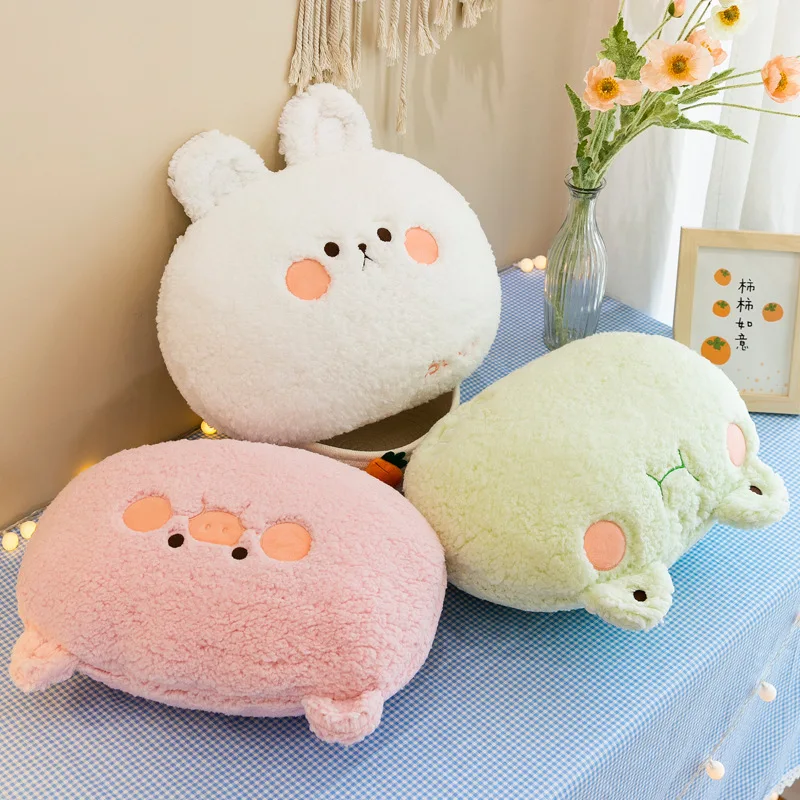 

Girl Heart Pillow Cushion Card Love Rabbit Doll Sofa Pillow Girlfriend Birthday Gift