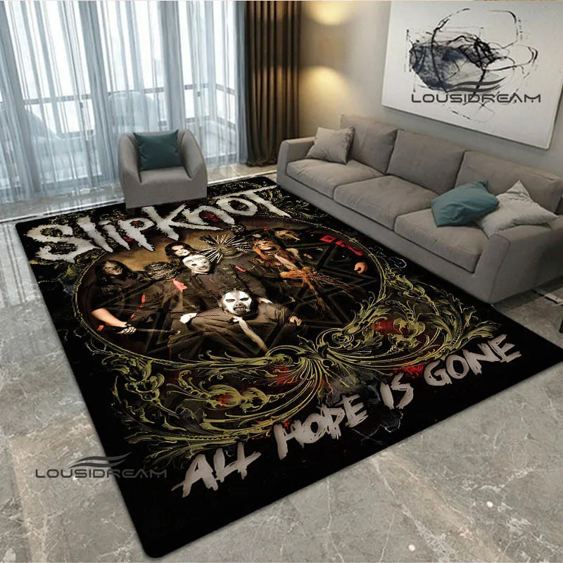 

S-SLIPKNOT band printed carpet yoga mat Non -slip carpet room decor carpets for living room cute rug area rug birthday gift