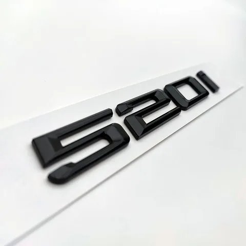 3D Наклейка-эмблема Из Черного ABS-пластика Для BMW 5 Серии 520i 518i 528i 525i 535i 540i 545i 530i - Декоративная Наклейка Н...