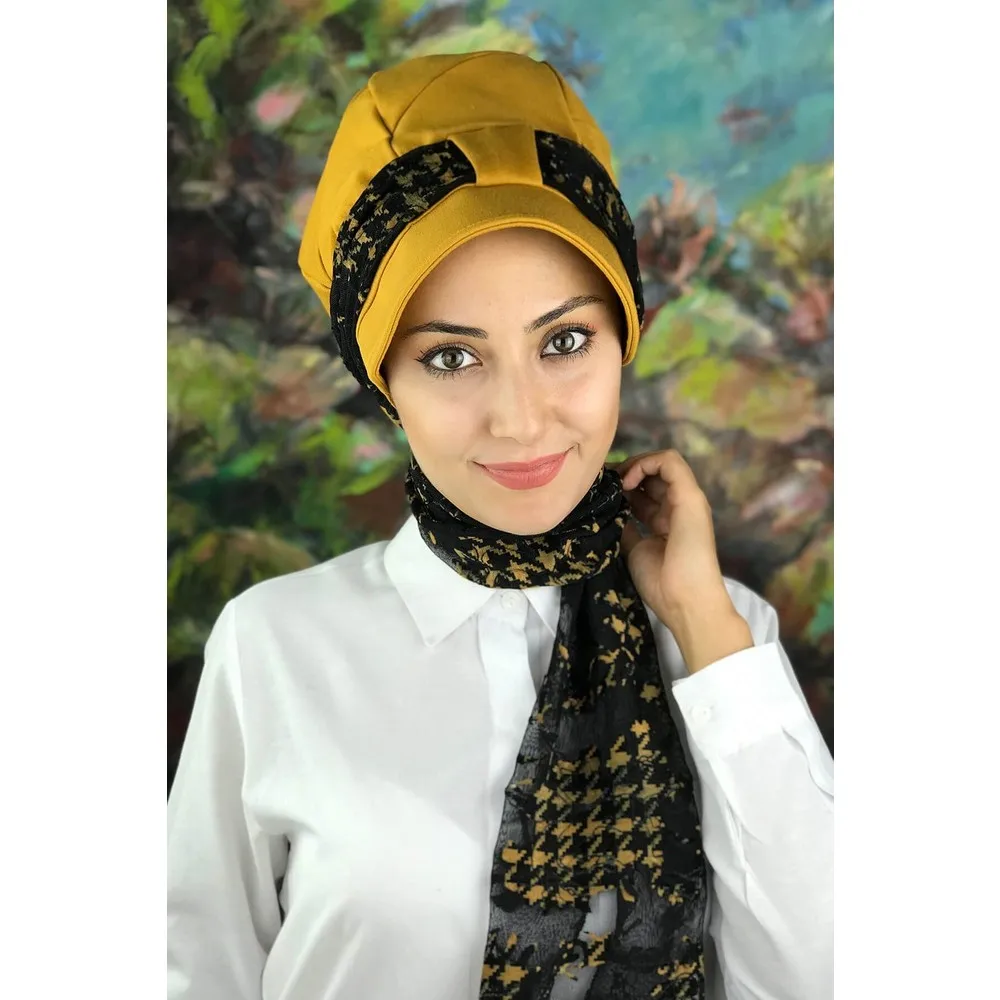 

Телефон Dorlie Blue Single Biritli Hijab шляпа, шапочка для купания