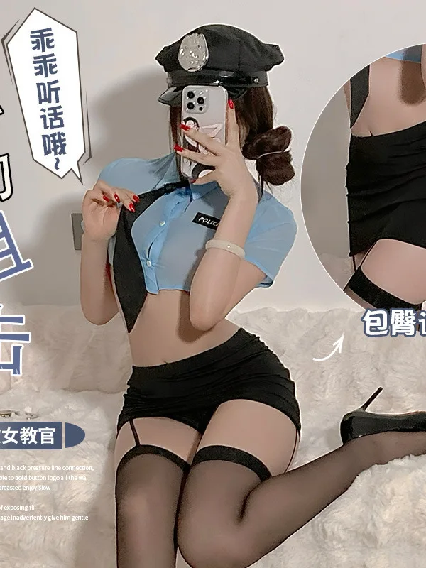 Инструкторская перспектива комплект униформы с открытой спиной сексуальная