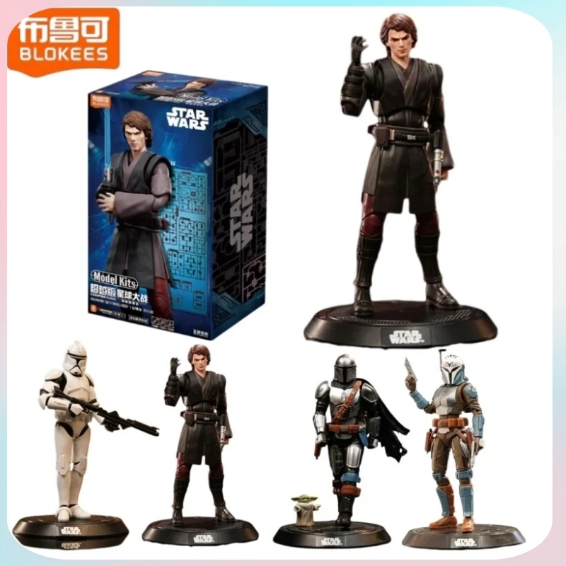 Фото Оригинальные сборные фигурки BLOKEES Star Wars Beyond: Коллекционные модели, игрушки для сборки, украшения, праздничные подарки №1