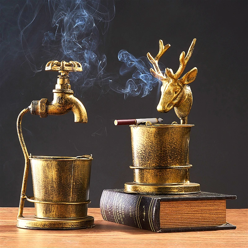 

metal ashtray retro smoking accessories Smoking accessories for officesbars and public places home accessories cigar ashtray