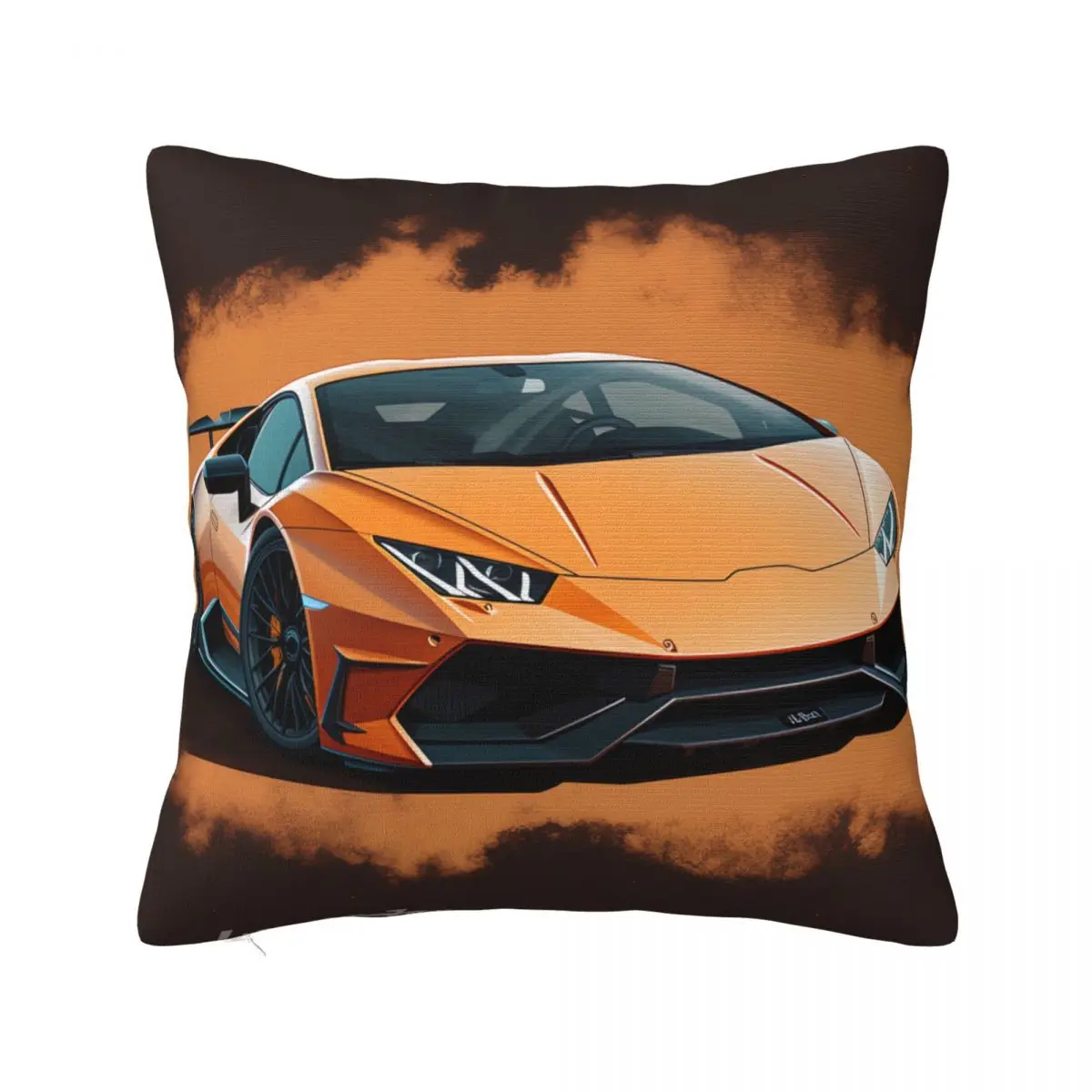 

Noble Sports Car Pillow Case Cartoon Graphic Polyester Hugging Pillowcase Zipper Spring Kawaii Cover