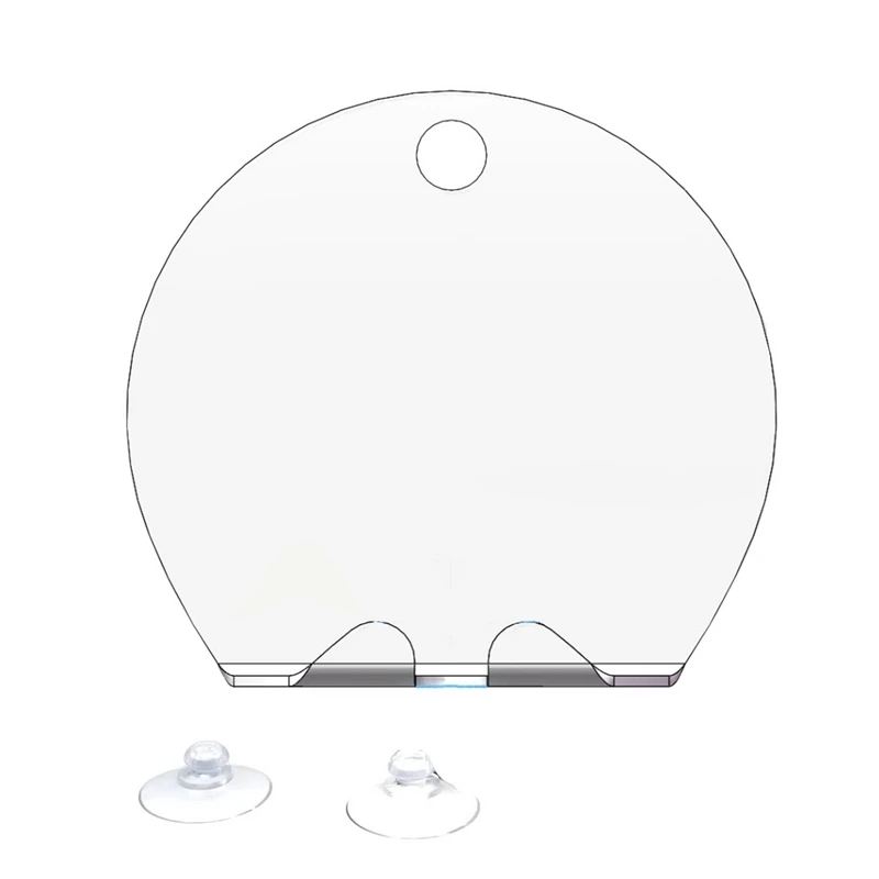 

Promotion! Wall Suction Anti Fog Shower Mirror Shaving Mirror Bathroom Shower Mirror Washroom Travel For Man