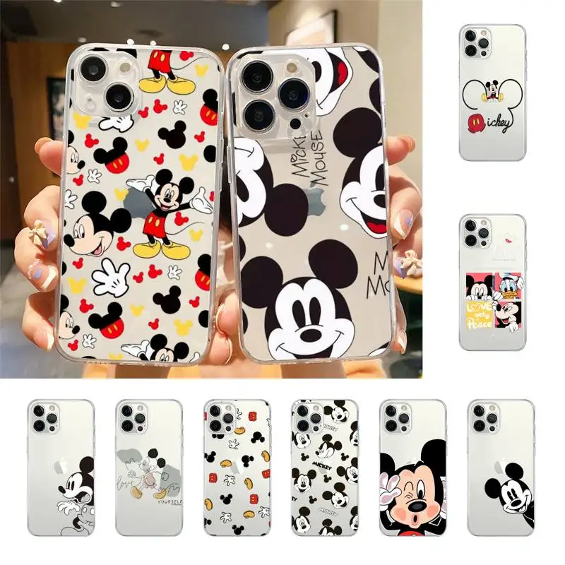 Чехол Micky Mouse для Iphone 7 8 Plus X Xr Xs 11 12 13 Se2020 Mini Mobile Iphones 14 Promax