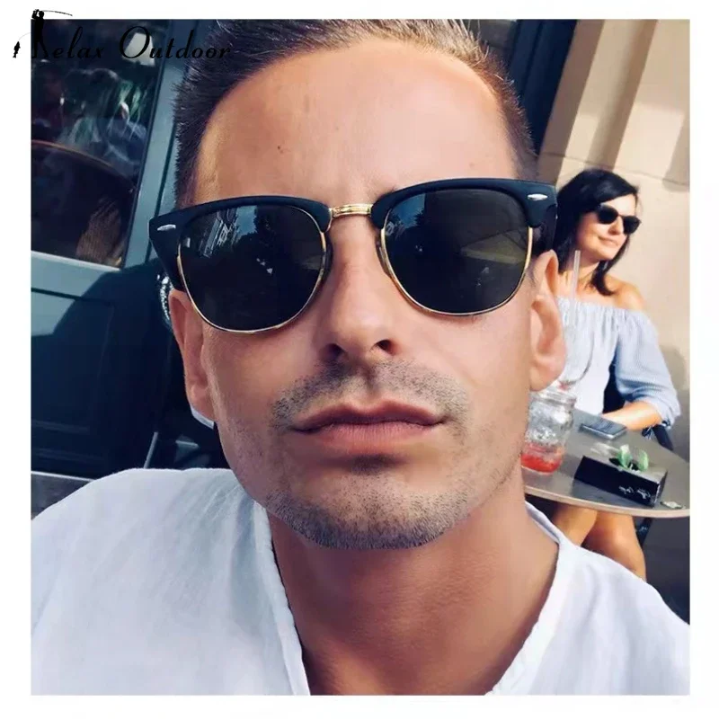 Солнцезащитные очки в стиле ретро для мужчин и женщин популярные брендовые