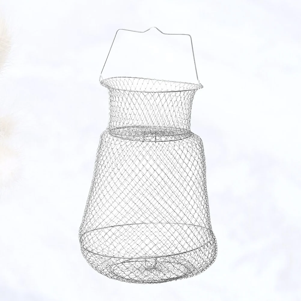 

Net Trap De Pêche Bait Accessories Filet Pliable Crab Throw Cage Outdoor Mesh Tools Container Foldable Outils Conteneurs En