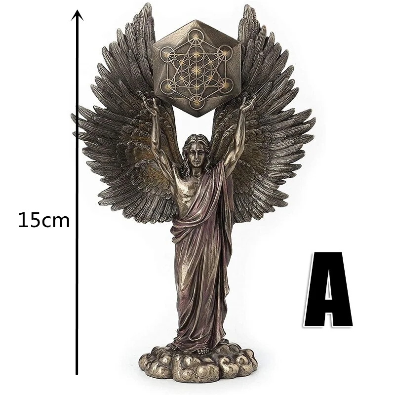 Новый Archangel Metatron ангел-трансформер скульптура фотостатуя креативная тема Вера