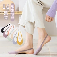 ultrathin boat socks for women breathable half feet socks cotton invisible sling no show low cut short socks slipper