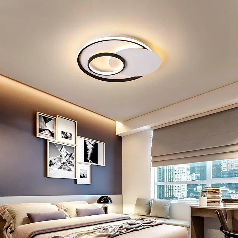 

Modern LED Chandelier Lights For Bedroom Living Room Round Dimmable Lamps Home Deco Luminaire Fixtures AC90-260V Lustre