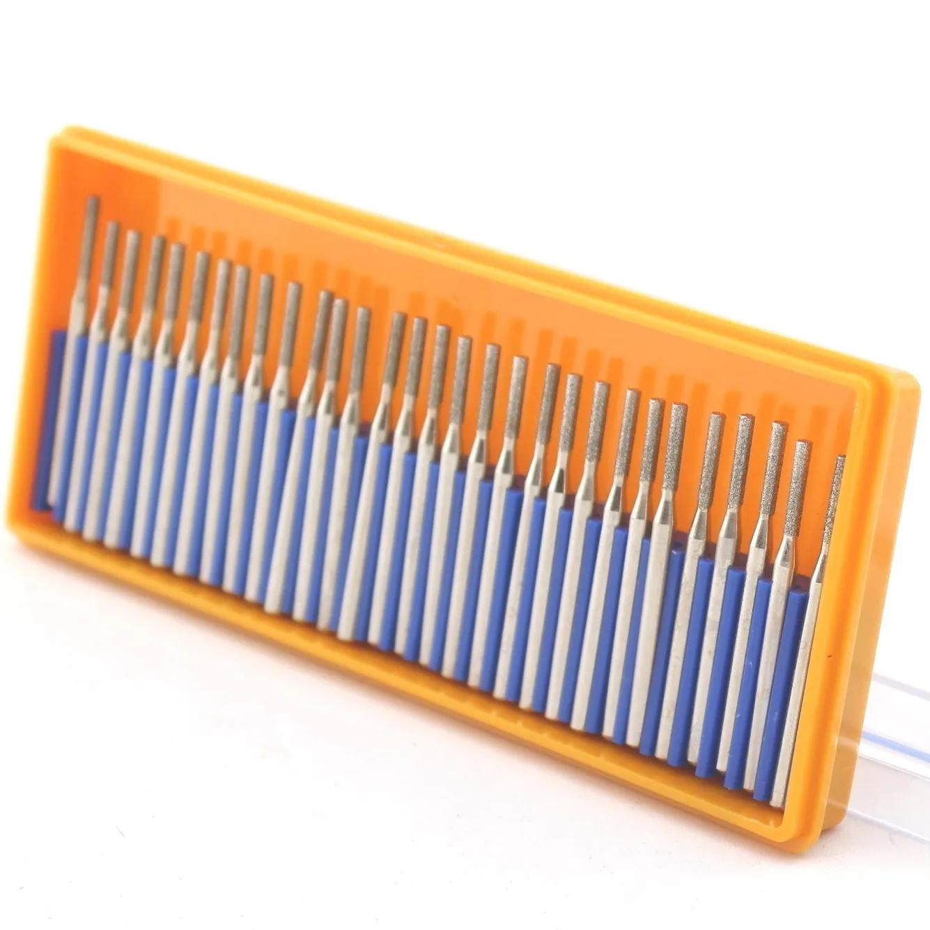 30 шт. алмазная шлифовальная головка 1 5 2 3 мм цилиндрические гравировальные биты с