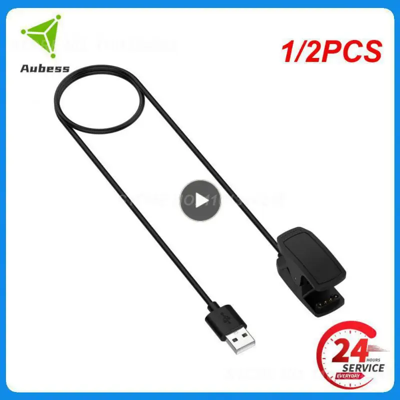 

1/2PCS 1m USB Charging Cable for Mi Watch Lite/ Watch Charger Charging Cradle Dock Smartwatch Accessories Black
