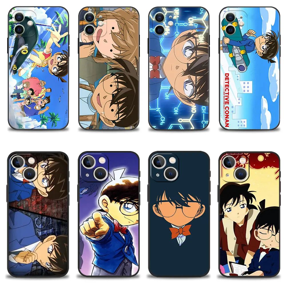 

Silicone Silicone Anime Detective Conan For Apple iPhone 14 11 XR 13 Pro Max X XS 7 12 8 Plus SE2 SE2022 6 SE 6S Mini 5 Cover