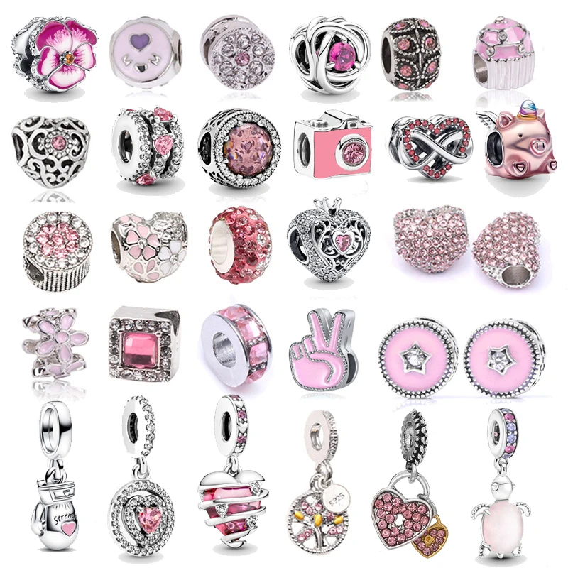 Boosbiy 2 шт./Розовая бабочка цветок и лист подвеска из бисера с любовью фирменный