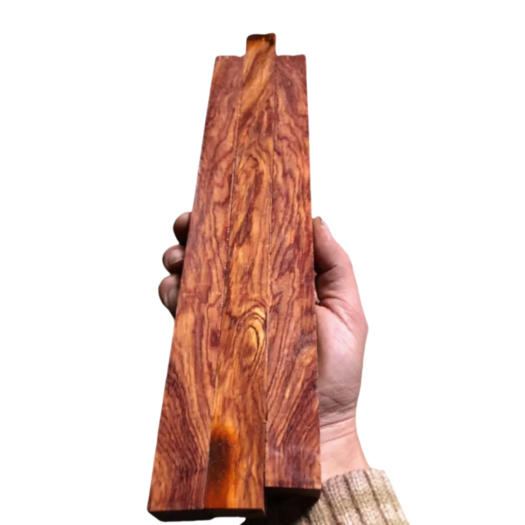 Длина: 300 мм Центральноамериканское красное дерево Ручная работа DIY из резных