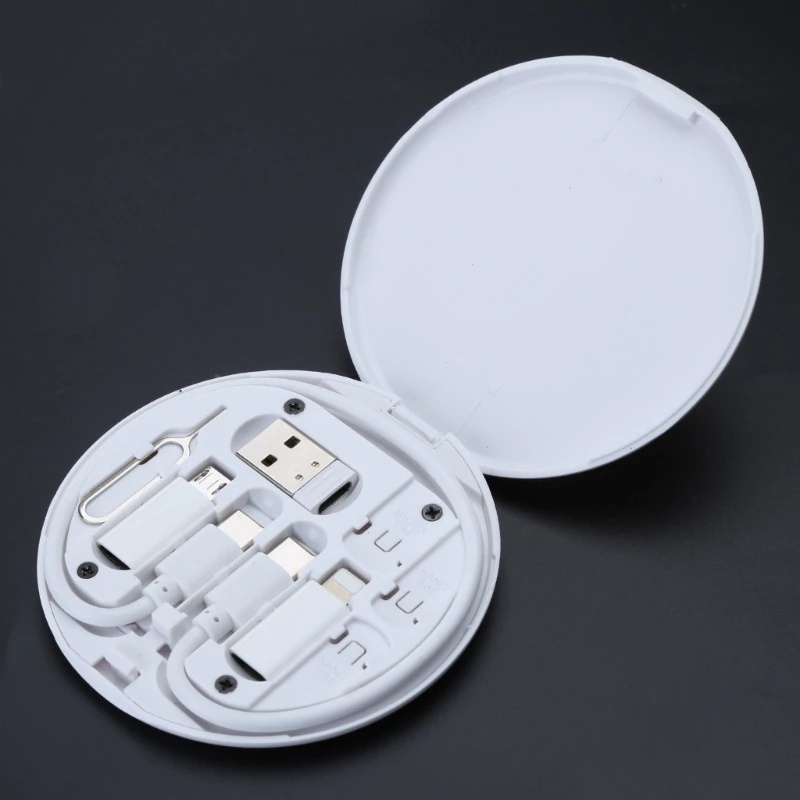 Универсальный кабель Micro USB портативное зарядное устройство 5 в 1 USB-зарядное