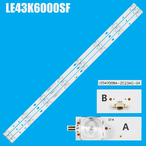 Светодиод для LED42D08A-ZC26AG-01 JVC LT-43MAW595 LED42D08B Haier 43V31 LE43K6000SF LE43K6500SA LE43K6500TF LE43K6500U