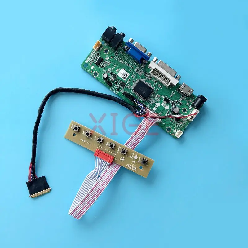 

Controller Board Fit B101AW02 B101AW03 B101AW06 Kit DIY DVI VGA Audio 1024*600 10.1" HDMI-Compatible 40-Pin LVDS Laptop Monitor