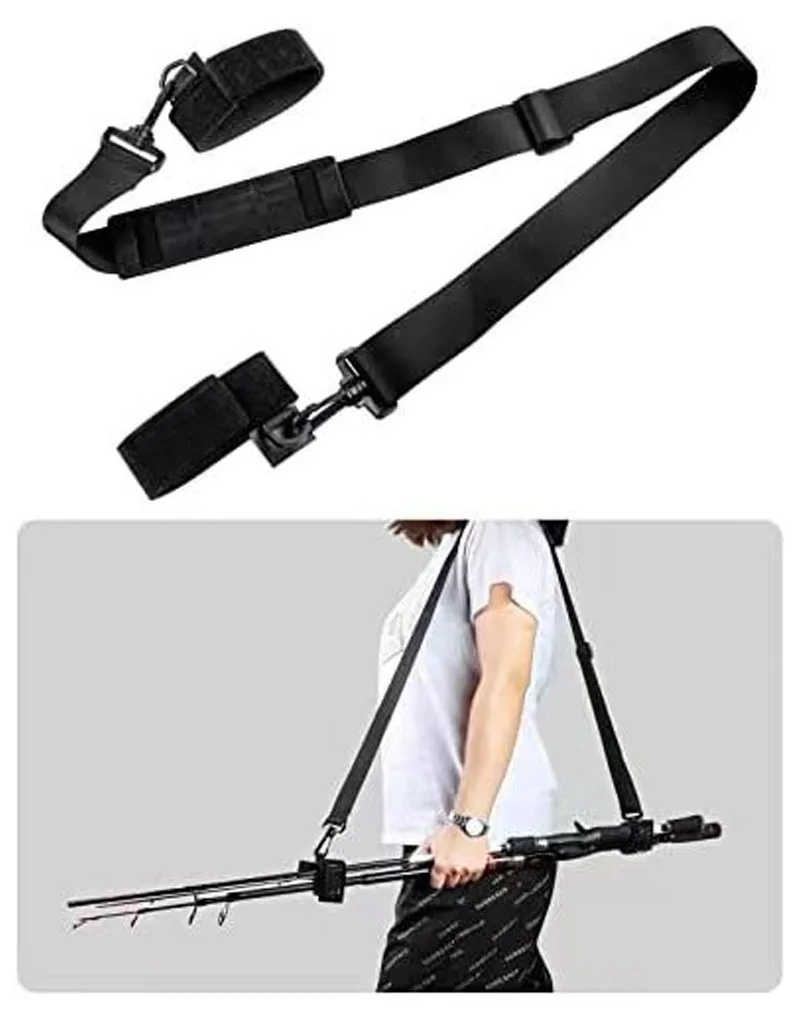 Ремень-держатель для удочки ремень-держатель удочек с резиновыми наплечниками